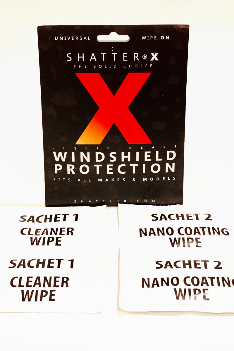 Shatter-X Universal Wipe On Liquid Glass (SiO2) Windshield Treatment