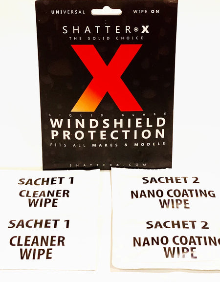Shatter-X Universal Wipe On Liquid Glass (SiO2) Windshield Treatment